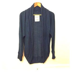 Teal Blue sweatshirt/sweater cardigan